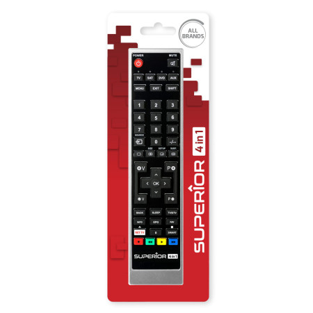 SUPERIOR 4in1 Classic Programmable Remote Control (SUPTPB003)