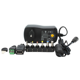 PCE1500-UNI Universal power supply, 3-12V, 1,5A, 18W