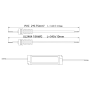 PCE60-24-2,5-LED-E Waterproof LED Driver, IP67, 60W, 24V, 2,5A