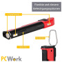 PCW12L LED Work Light Slim 500lm Rechargeable Battery Work Lamp
