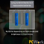 PCW12L LED Work Light Slim 500lm Rechargeable Battery Work Lamp