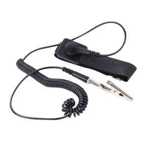 ZD-152C ESD wrist strap (fabric), 1.5m, black