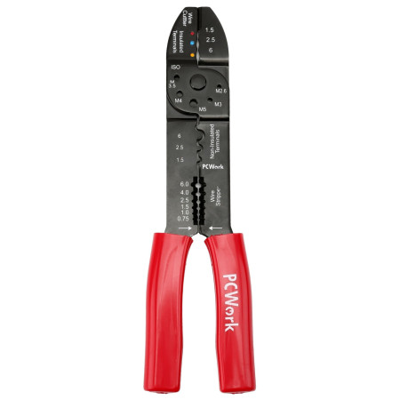 PCW04D crimping pliers, wire stripper, cable cutter, crimping tool, 4-in-1 combination pliers