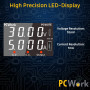 PCWork PCW07E Lab Power Supply 0-30V / 5A DC - 150W Adjustable Bench Power Supply with USB - Type-C