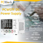 PCW07F Lab Power Supply 0-30V / 10A DC - 300W Adjustable Bench Power Supply with USB - Type-C