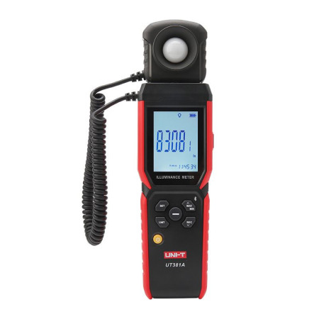 UT381A Professional Lux Meter, Light Meter, Bluetooth, Light Meter with Probe, Photometer