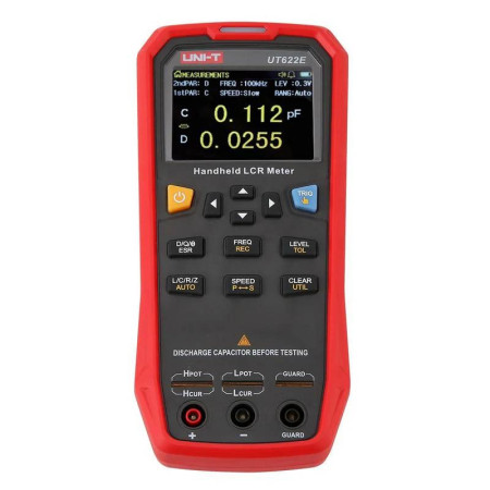 UNI-T UT622E LCR Meter - 0.1% Accuracy, 100kHz - DCR Measurement