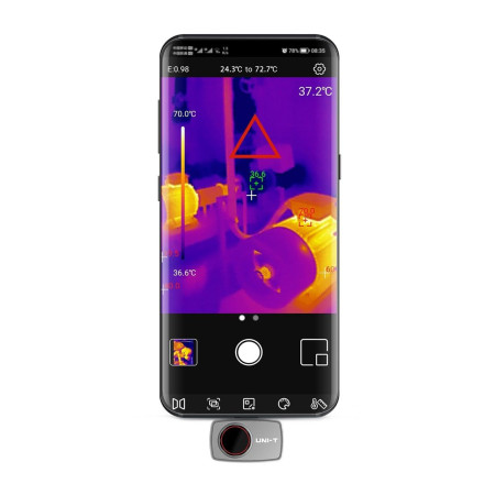 UTi720M Smartphone Thermal Imaging Camera Android 256×192 −20 °C to 200 °C