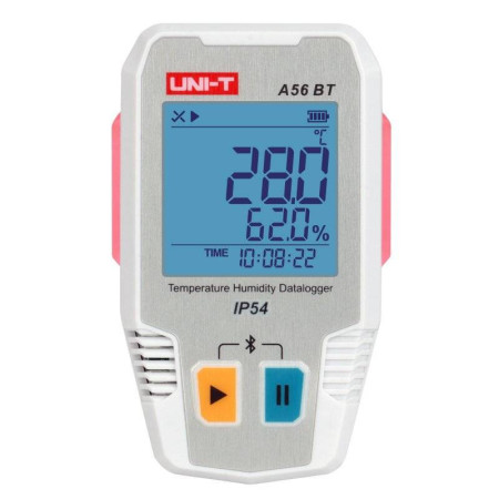 UNI-T A56 BT Bluetooth Temperature - Humidity Datalogger, -40 to +85°C