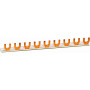 PCEL-1P-BAR-9TE Phase Bar, 1 Pole, 9 Split Units