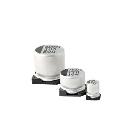 47 uF, 50 V CC, SMD