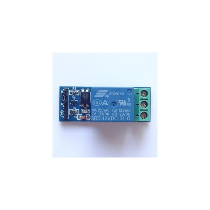 The 12 v 10 a trigger mode optical coupling isolation relay module is adjustable