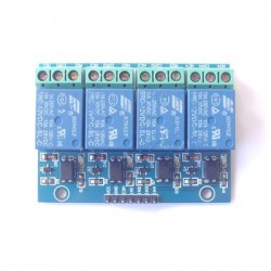 4 road 12 v 10A optical coupling isolation relay module