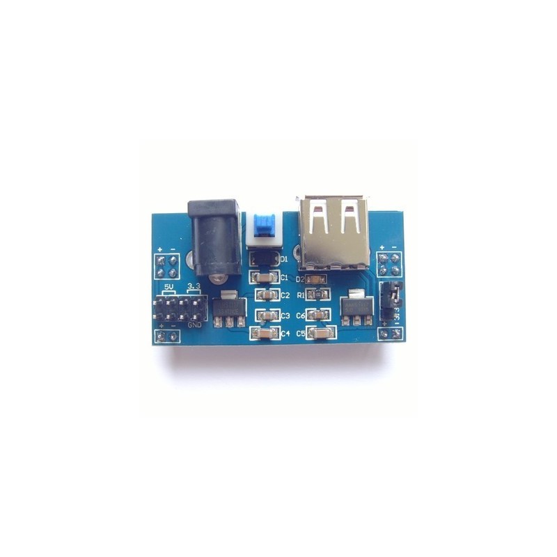 Bread plate special power supply module 3.3 V to 5 V output