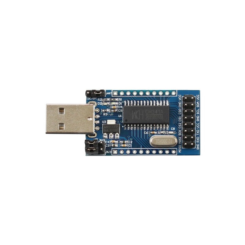 CH341A USB to UART/IIC/SPI/TTL/ISP adapter EPP/MEM Parallel converter