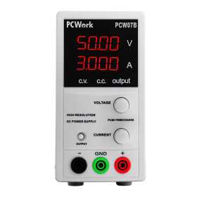 PCW07B Laboratory Power Supply, DC, 0-50V, 3A