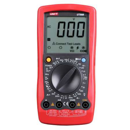 UT58B Digital Multimeter, 20A, CAT II 1000V