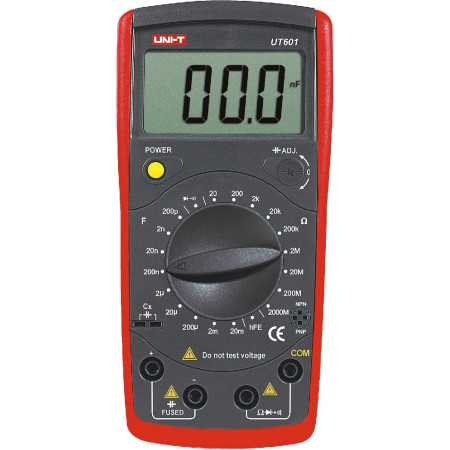 UT601 Resistance Meter, Capacitance Meter, 2000 Counts