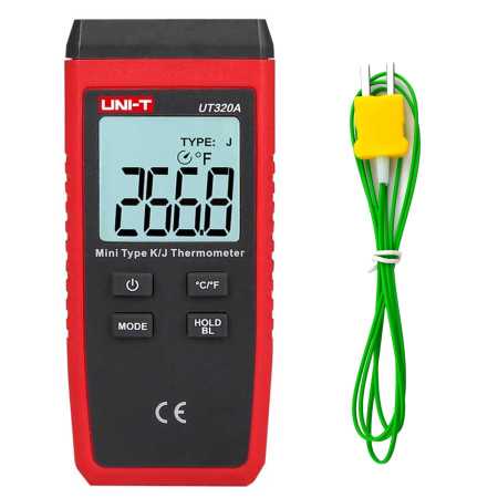 UT320A Mini Contact Type Thermometer, 1 Channel