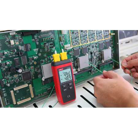 UT320D Mini Contact Type Thermometer, 2 Channel