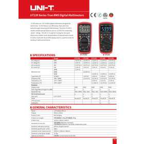 UT139S Digital Multimeter, True RMS, CAT III 600V