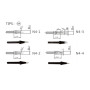79-1436 N4-3 Spare soldering tip, ZD-912, ZD-917, ZD-981, ZD-982, ZD-987