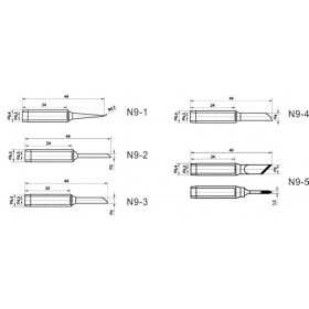 79-1946 N9-4 spare tip for ZD-8901, ZD-8916, ZD-8936