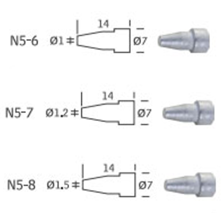 79-1576 N5-7 spare tip for ZD-8915, ZD-8917, 88-552B
