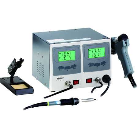 ZD-987 soldering station, desoldering station, 2-channel, 140 W