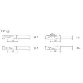 79-3211 C2-1 Spare Tip for ZD-99 58W & ZD-8906 58W
