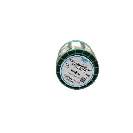 52761020 Felder solder wire, lead-free, SAC (Sn96,5Ag3,0Cu0,5), 1 mm, 250g, roll