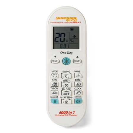 SUPERIOR AirCo 6000 in 1 Universal Remote Control (SUPCU003)