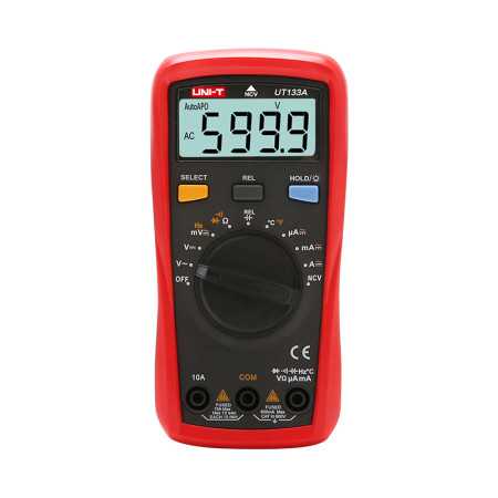 UT133A Digital Multimeter, 6000 Counts, Auto Range, CAT III 600V