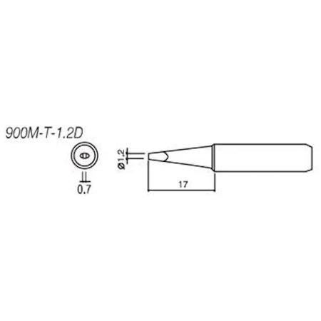 900M-T-1.2D Soldering Tip
