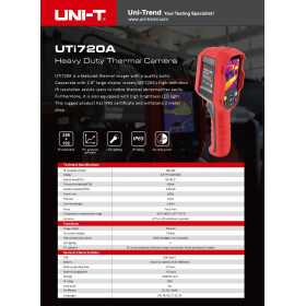UTi720A thermal imaging camera, 256×192, professional