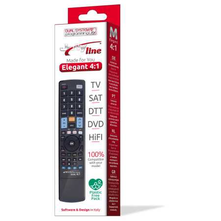 JL1771 Made for you 4:1 Elegant Programmable Universal Remote Control