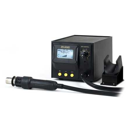 ZD-939D ESD hot air station 320W 160-480°C 24L/min ESD-safe