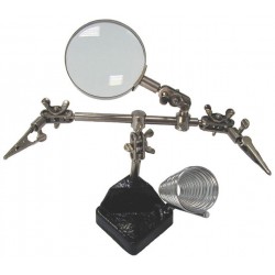 ZD-10G (MHS-91) helping third hand, glass magnifier, soldering iron holder
