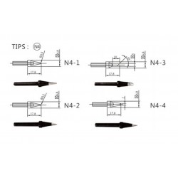 79-1426 N4-2 Spare tip for ZD-912, ZD-917, ZD-981, ZD-982, ZD-987