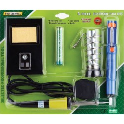 ZD-303 soldering kit, soldering iron with accessories, 30W, 4 pieces