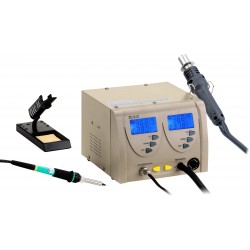 ZD-912 soldering station, hot air station, rework station, 2-channel, 380 W