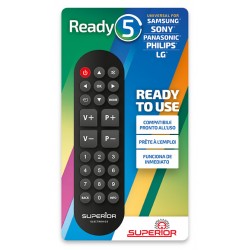 SUPERIOR Ready5 – Universal Remote Control For LG, Samsung, Sony, Philips & Panasonic (SUPTRB014)
