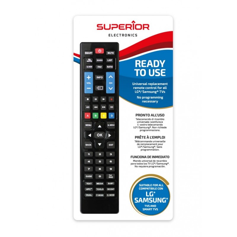 SUPERIOR LG & Samsung Smart TV – Replacement Remote Control (SUPTRB002 / SUP032)