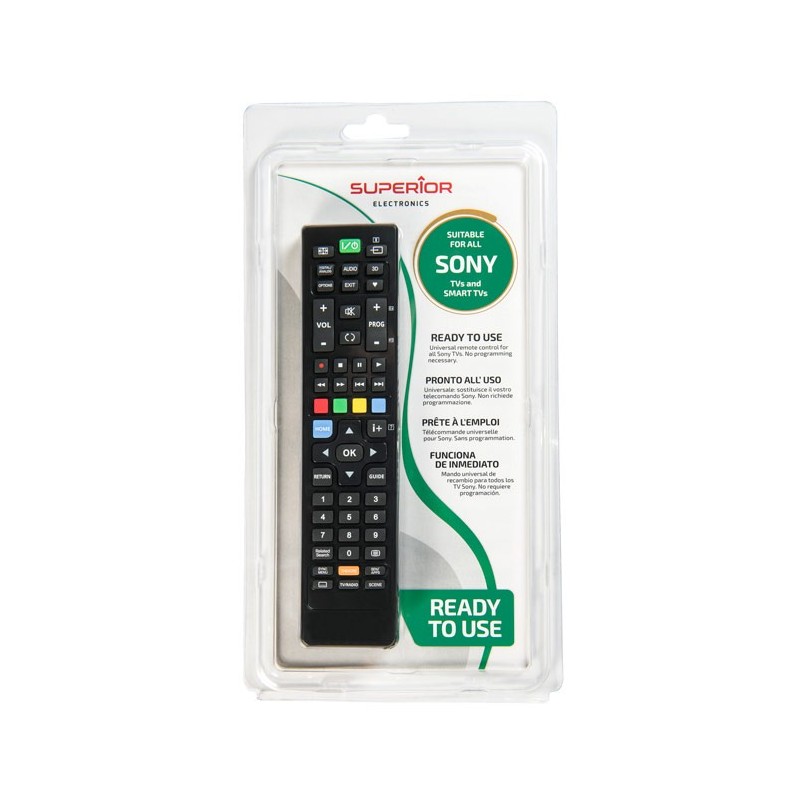 SUPERIOR Sony Smart TV – Replacement Remote Control (SUPTRB005 / SUP033)