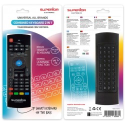 SUPERIOR Combined Keyboard 2 in 1 - Universal Remote Control (SUPKCB001)