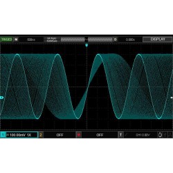 UTD2102CL+ Digital oscilloscope, 2 channels, 100MHz, 500 Msa/s