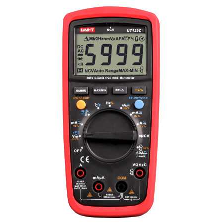 UT139C Digital Multimeter True RMS, 6000 Counts